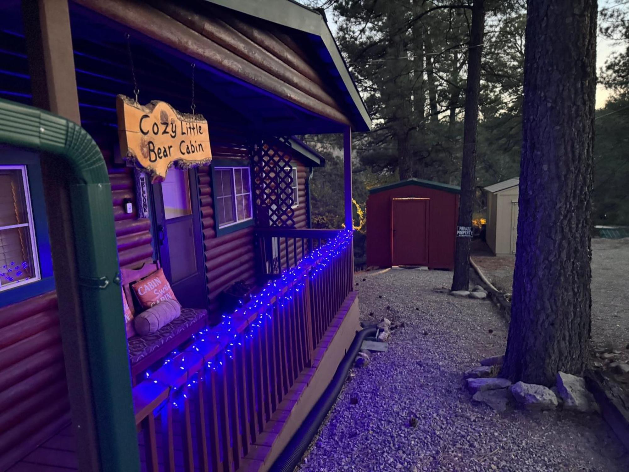Gonzales Cozy Little Bear Cabin Ruidoso Extérieur photo
