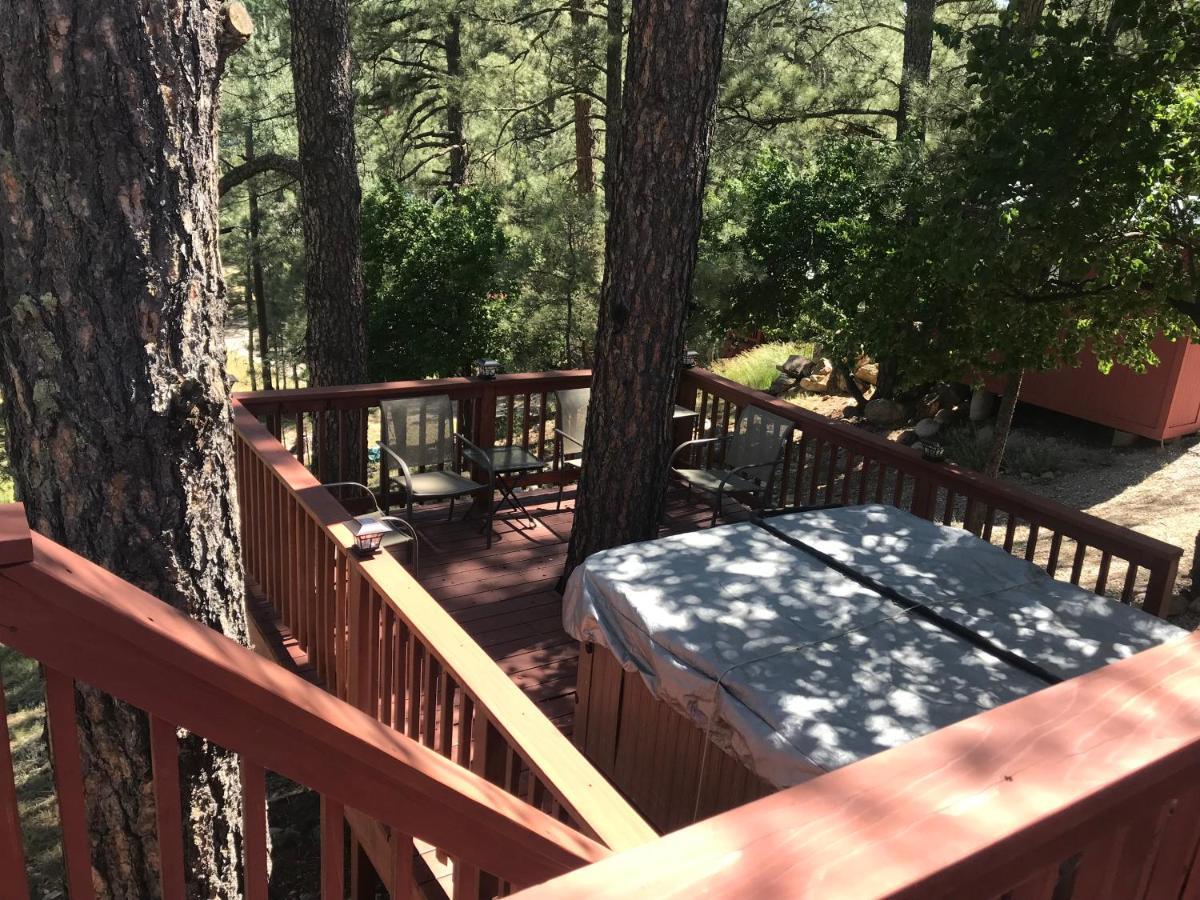 Gonzales Cozy Little Bear Cabin Ruidoso Extérieur photo